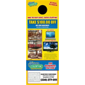 Completely Custom Door hangers 3.625" x 8.5" Full Color Doorhangers